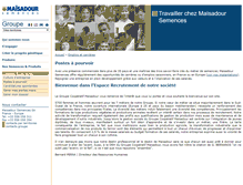 Tablet Screenshot of maisadour-semences.sitederecrutement.com